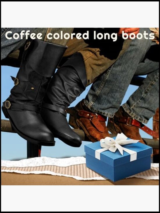 Medieval Renaissance Steampunk Cosplay Boots with Button Detail main image 4